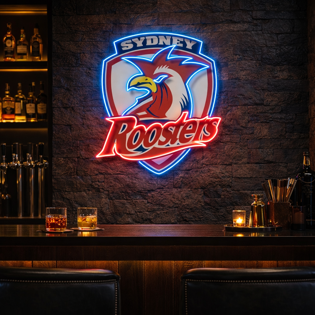 Sydney Roosters LED Neon Sign