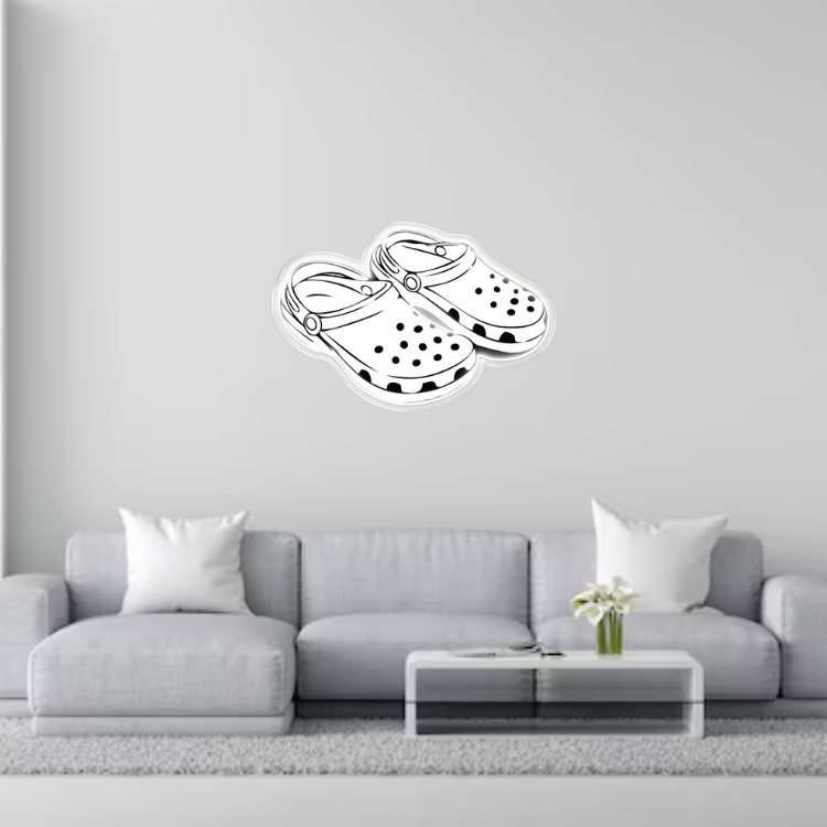 Crocs LED Neon Sign