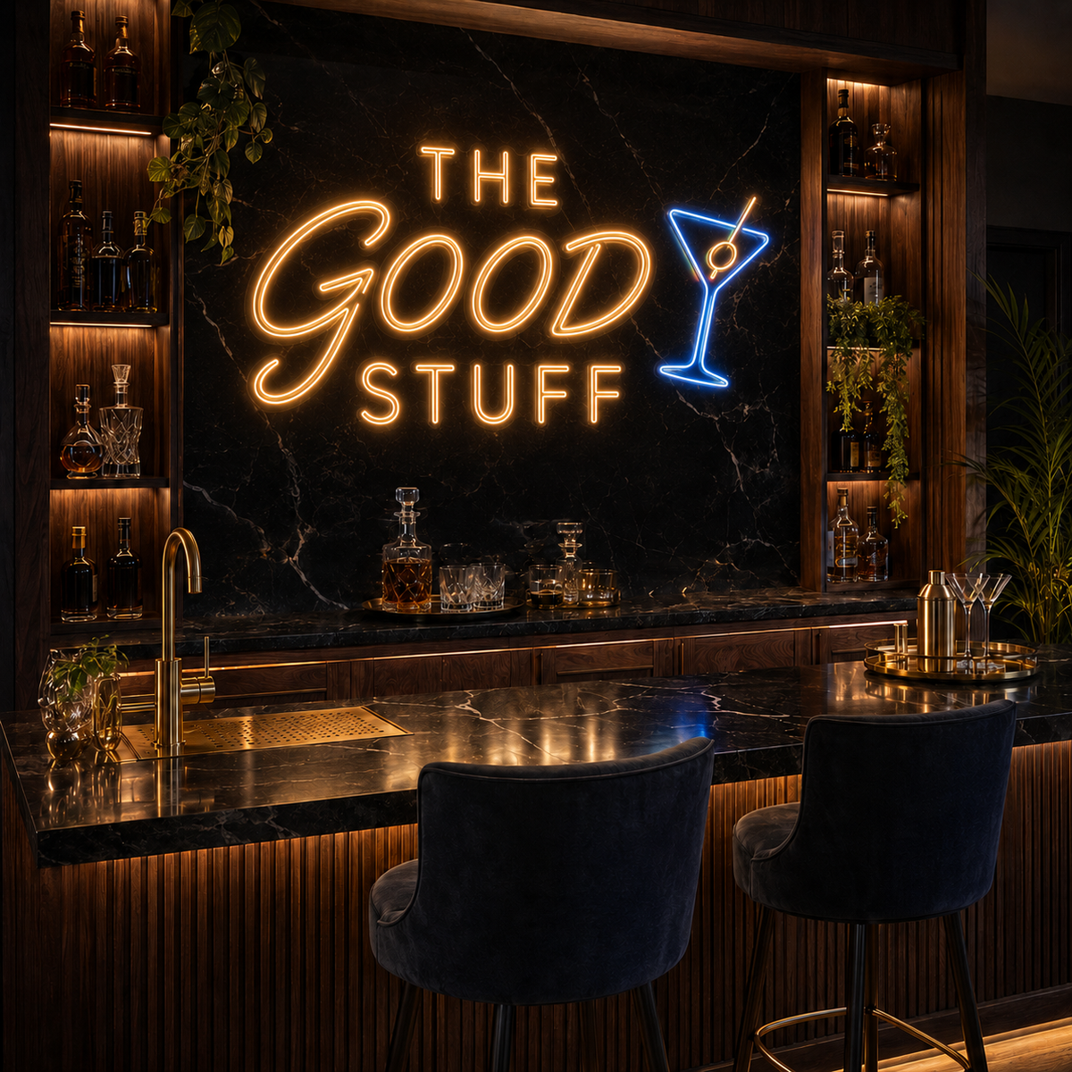 Neon Sign Ideas For Home Bar Setups