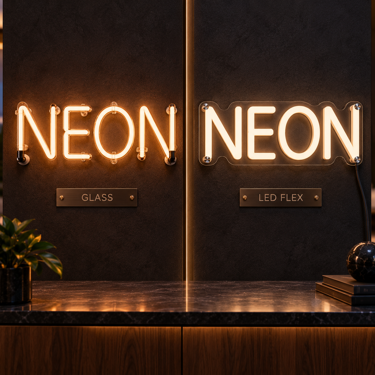 Neon Sign Vs LED Neon Flex