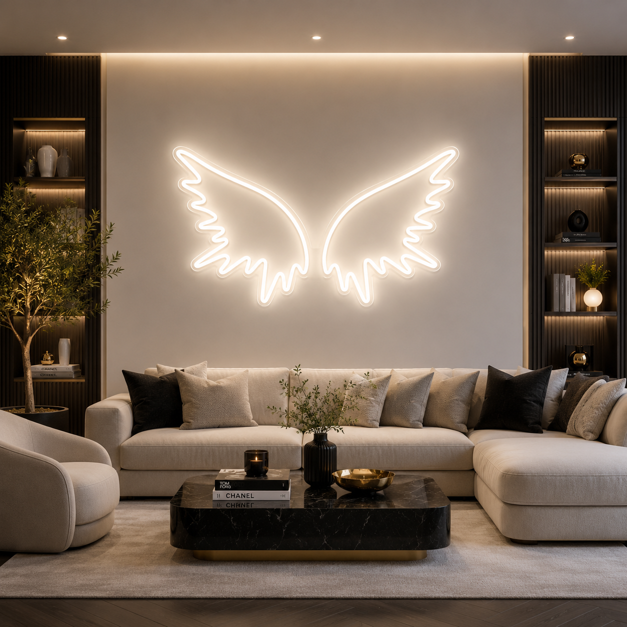 Angel Wings LED Neon Sign