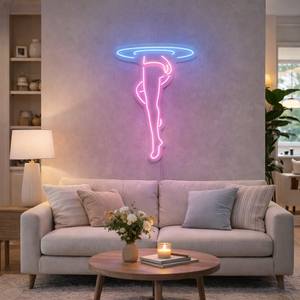 From Below LED Neon Sign