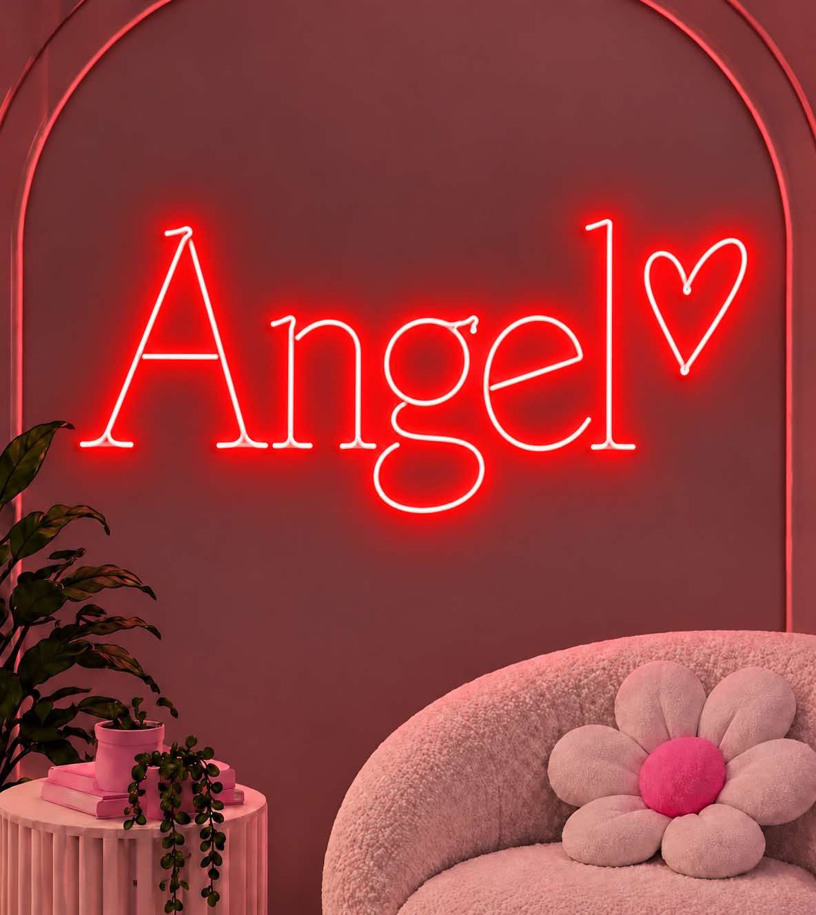 Angel Neon Sign